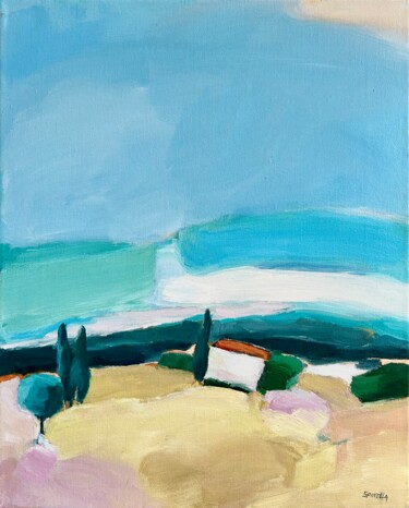 "Lumière matinale" başlıklı Tablo Johanne Spinella tarafından, Orijinal sanat, Akrilik