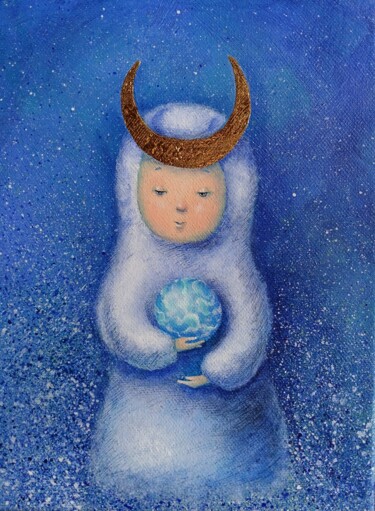 绘画 标题为“Объятия Вселенной” 由Елена Шерова, 原创艺术品, 丙烯