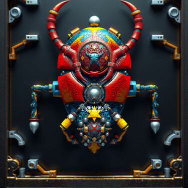 Digital Arts titled "Amangoss" by Kubicol, Original Artwork, Digital Print