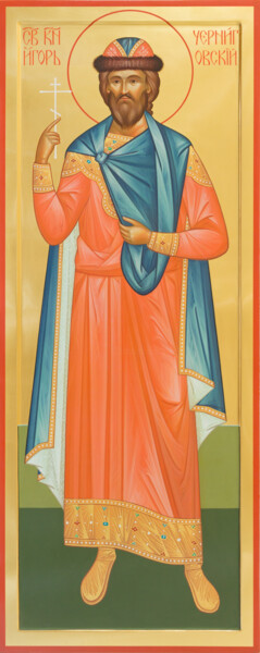 Painting titled "Prince Igor of Cher…" by Pavel Minchenia, Original Artwork, Tempera