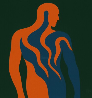 绘画 标题为“Flux Vital” 由Ds 26, 原创艺术品, 丙烯