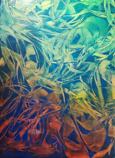 Painting titled ""EYES IN THE FLOW N…" by Sonia Jeronimo (Sónia J. Modern Art), Original Artwork, Acrylic