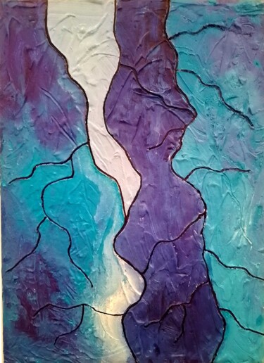 Painting titled "The beauty of Rocks…" by Burkhard Baier, Original Artwork, Acrylic