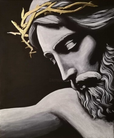 Lumière du Sacrifice Peinture intitulée "Lumière du Sacrifice" par Geoffrey Pallas, Œuvre d'art originale, Acrylique