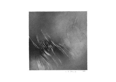 Drawing titled "dessins 15x15 #33" by Marie-Pascale Corcuff, Original Artwork, Pencil