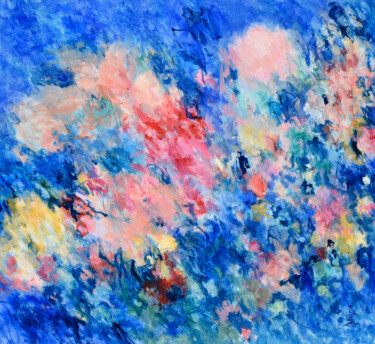 Chandeliers in the Night Garden 绘画 标题为“Chandeliers in the…” 由Misako Chida, 原创艺术品, 丙烯