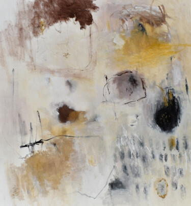 Painting titled "Cafe Mocha, Cookies…" by Misako Chida, Original Artwork, Acrylic