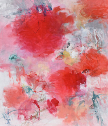 Painting titled "Young Summer" by Misako Chida, Original Artwork, Acrylic