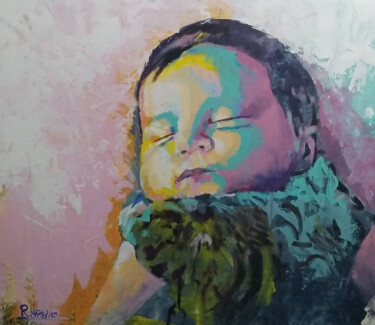 「Painting Acrylic ba…」というタイトルの絵画 Rodrigo Mariano Da Silva Barbosaによって, オリジナルのアートワーク, アクリル ウッドストレッチャーフレームにマウント