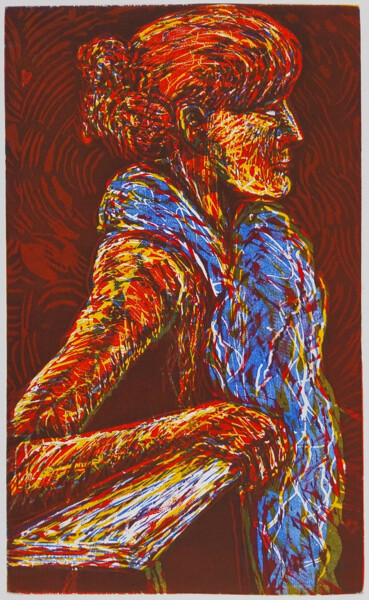 Prenten & gravures getiteld "Portail" door Conor Byrne, Origineel Kunstwerk, Gravure