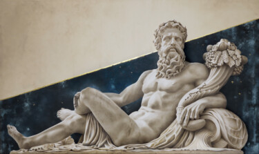 Pittura intitolato "NILO" da Marco Tidu, Opera d'arte originale, Olio