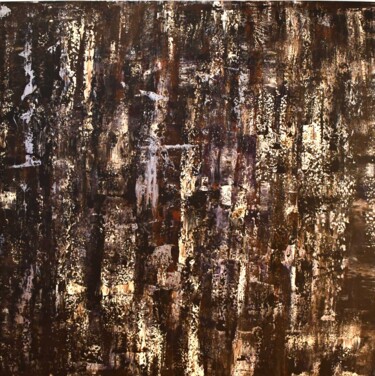 Painting titled "Dark Forest" by Burkhard Baier, Original Artwork, Acrylic