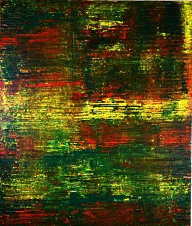 Painting titled "Night in Bangkok" by Burkhard Baier, Original Artwork, Acrylic