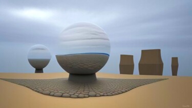 数字艺术 标题为“Incongruité - 03” 由Cosmicphil1, 原创艺术品, 数字油画