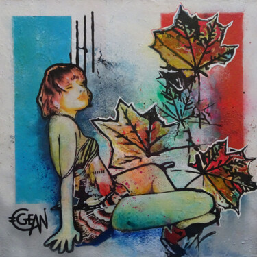 Peinture intitulée "NATURÊVA V2" par Claude Géan, Œuvre d'art originale, Acrylique Monté sur Châssis en bois