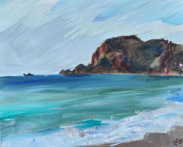 14:00 Painting titled "14:00" by Darina Moldabek, Original Artwork, Acrylic Mounted on Wood Stretcher frame
