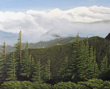 Peinture intitulée "Уединение | Solitud…" par Olha Krasko, Œuvre d'art originale, Huile