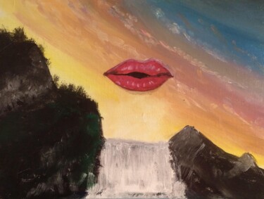 Pintura titulada "El susurro del atar…" por Lorenzo Márquez Rivero, Obra de arte original, Acrílico Montado en Panel de made…