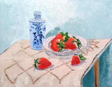 Scent of Summer Картина под названием "Scent of Summer" - Zina Vysota, Подлинное произведение искусства, Масло Установлен на Деревянная пане…