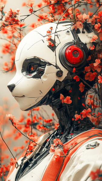 数字艺术 标题为“Mirai 未来” 由Aurélia Turgis, 原创艺术品, AI生成的图像