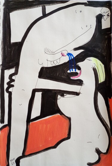 27 Painting titled "27" by Pavlo Ponomarenko, Original Artwork, Acrylic