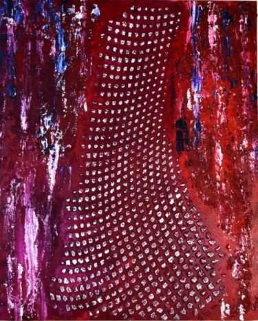 Painting titled "Milky Way part 1" by Burkhard Baier, Original Artwork, Acrylic