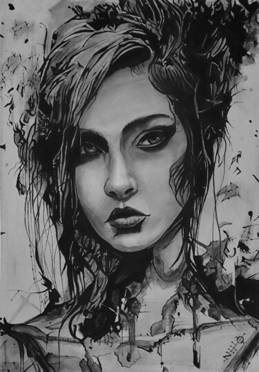 Painting titled "Untitled 1" by Zoltán Tóth, Original Artwork, Acrylic