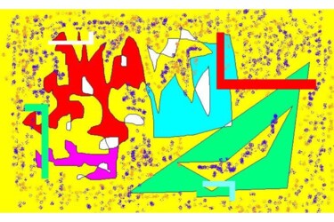 Artes digitais intitulada "Festa Tropical" por Fábio Rotilli, Obras de arte originais, Impressão digital