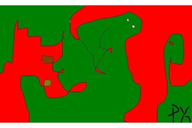 Digitale Kunst getiteld "Criaturas" door Fábio Rotilli, Origineel Kunstwerk, 2D Digital Work
