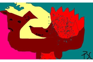 Artes digitais intitulada "Fauna e flora" por Fábio Rotilli, Obras de arte originais, Trabalho Digital 2D