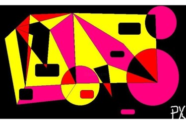 Digitale Kunst getiteld "Vitrola" door Fábio Rotilli, Origineel Kunstwerk, 2D Digital Work
