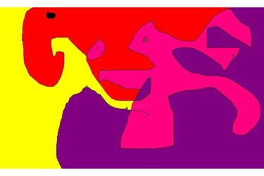 Digitale Kunst getiteld "Eflúvio consistente" door Fábio Rotilli, Origineel Kunstwerk, 2D Digital Work