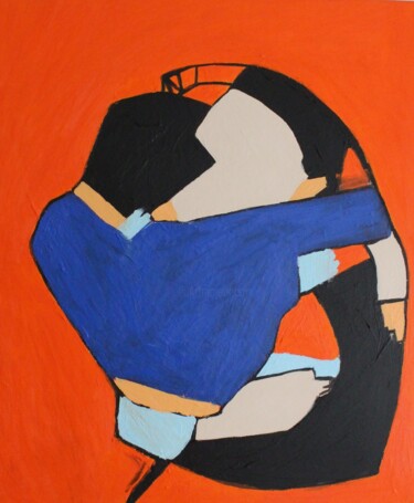 Peinture intitulée "Finding you" par Beatrice Bodasca, Œuvre d'art originale, Acrylique Monté sur Châssis en bois