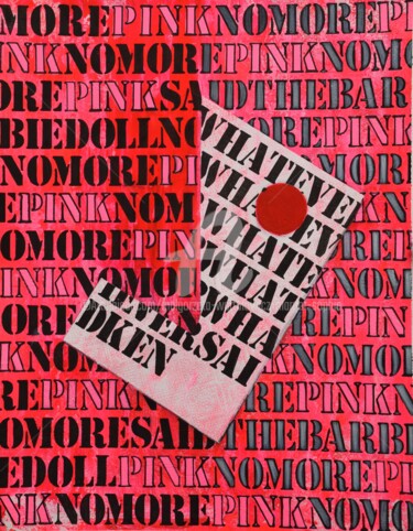 No more Pink / Pink no more 绘画 标题为“No more Pink / Pink…” 由Małgorzata Wartołowicz (Margot Sophie), 原创艺术品, 丙烯