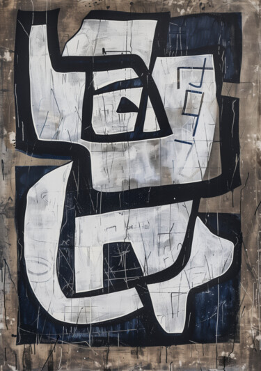 Digitale Kunst getiteld "053" door Renato Schiller, Origineel Kunstwerk, AI gegenereerde afbeelding