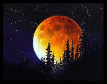 Arts numériques intitulée "ettenmoors-moon-c-s…" par Melih Ortatepe, Œuvre d'art originale, Peinture numérique