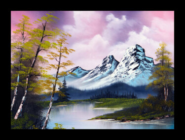 Arts numériques intitulée "pastel-fall-c-steele" par Melih Ortatepe, Œuvre d'art originale, Image générée par l'IA