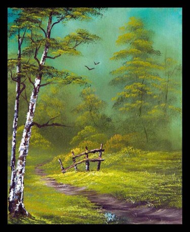 数字艺术 标题为“quiet-trail-c-steele” 由Melih Ortatepe, 原创艺术品, AI生成的图像