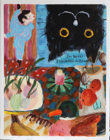 On the table N.8 Peinture intitulée "On the table N.8" par Ying Zhang, Œuvre d'art originale, Acrylique