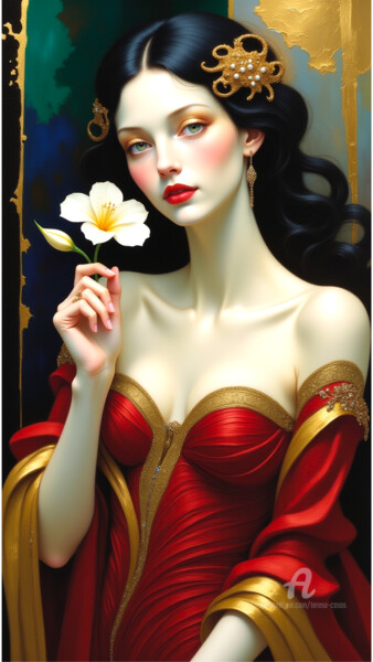 数字艺术 标题为“06-Decor fantasy wo…” 由Teresa Casas, 原创艺术品, AI生成的图像