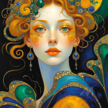 数字艺术 标题为“10-Decor fantasy wo…” 由Teresa Casas, 原创艺术品, AI生成的图像