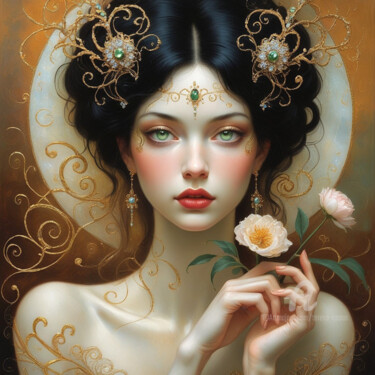 数字艺术 标题为“11-Decor fantasy wo…” 由Teresa Casas, 原创艺术品, AI生成的图像