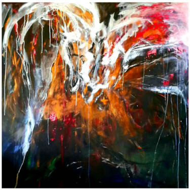 Painting titled "EXPRESIVE LOVE" by Alan Hieronim Konopczyński, Original Artwork, Acrylic