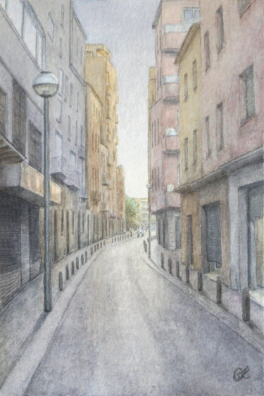 Спокойное направление | Direction calme Painting titled "Спокойное направлен…" by Olha Krasko, Original Artwork, Watercolor