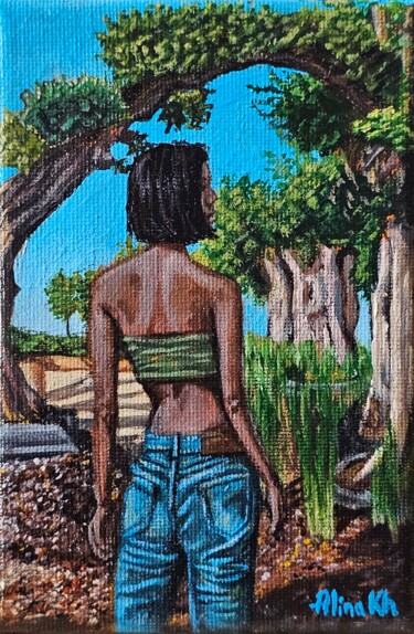 Peinture intitulée "Africa" par Alina Khoznan, Œuvre d'art originale, Acrylique Monté sur Châssis en bois