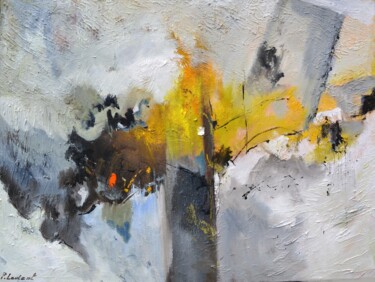 Peinture intitulée "Ashes caught at daw…" par Pol Ledent, Œuvre d'art originale, Huile Monté sur Châssis en bois