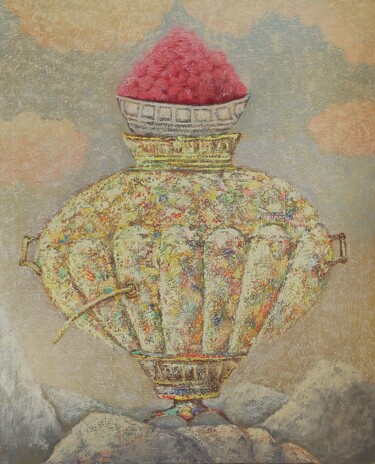 「Impressive oil pain…」というタイトルの絵画 Julia Ozerovaによって, オリジナルのアートワーク, オイル