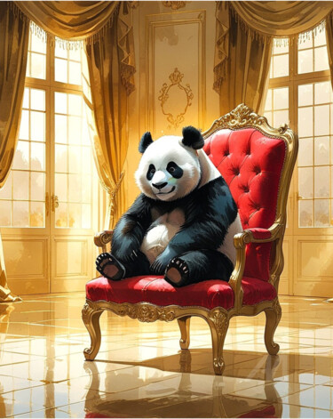 数字艺术 标题为“09-Animals on the c…” 由Teresa Casas, 原创艺术品, AI生成的图像