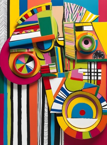 Kunstwerk Gemälde im Großformat Painting titled "Kunstwerk Gemälde i…" by Antonia Stabaginski, Original Artwork, Digital Painting