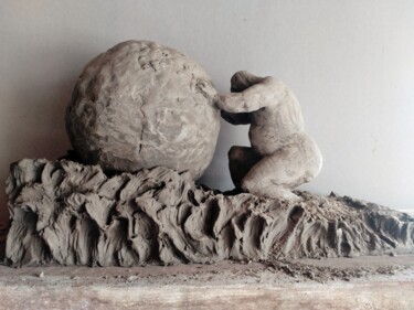 "Sisifo " dettaglio"" başlıklı Heykel Paolo Righi tarafından, Orijinal sanat, Kil